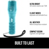 image:imageGORILLA GRIP Powerful LED Tactical Flashlight TurquoiseTurquoise
