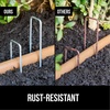 image:imageGORILLA GRIP Premium Landscape Staples 6 Inch Garden Stakes 50 Pack50 Pack