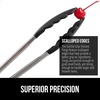 image:imageGORILLA GRIP Stainless Steel Kitchen Tongs for Cooking 2 PK BlackBlack