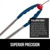 image:imageGORILLA GRIP Stainless Steel Kitchen Tongs for Cooking 2 PK BlackBlue