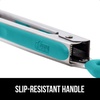 image:imageGORILLA GRIP Stainless Steel Kitchen Tongs for Cooking 2 PK BlackTurquoise