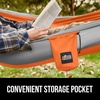image:imageGORILLA GRIP Travel Camping Hammock Durable Tree Straps Single BlueOrangeGrey