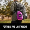 image:imageGORILLA GRIP Travel Camping Hammock Durable Tree Straps Single BluePurplePink