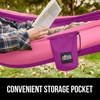 image:imageGORILLA GRIP Travel Camping Hammock Durable Tree Straps Single BluePurplePink
