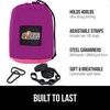 image:imageGORILLA GRIP Travel Camping Hammock Durable Tree Straps Single BluePurplePink