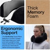 image:imageGORILLA GRIP Travel Neck Pillow for Airplanes Travel Essentials BlackBlack