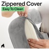 image:imageGORILLA GRIP Travel Neck Pillow for Airplanes Travel Essentials BlackGray