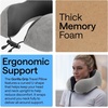 image:imageGORILLA GRIP Travel Neck Pillow for Airplanes Travel Essentials BlackGray