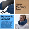 image:imageGORILLA GRIP Travel Neck Pillow for Airplanes Travel Essentials BlackNavy