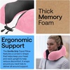 image:imageGORILLA GRIP Travel Neck Pillow for Airplanes Travel Essentials BlackPink