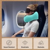 image:imageGORILLA GRIP Travel Neck Pillow for Airplanes Travel Essentials BlackTurquoise