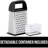 image:imageGORILLA GRIP XL 4Sided Stainless Steel BPAFree Cheese Grater BlackBlack