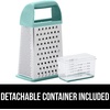 image:imageGORILLA GRIP XL 4Sided Stainless Steel BPAFree Cheese Grater BlackMint