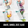 image:imageGORILLA GRIP XL 4Sided Stainless Steel BPAFree Cheese Grater BlackMint