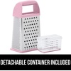 image:imageGORILLA GRIP XL 4Sided Stainless Steel BPAFree Cheese Grater BlackPink