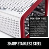 image:imageGORILLA GRIP XL 4Sided Stainless Steel BPAFree Cheese Grater BlackRed