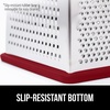 image:imageGORILLA GRIP XL 4Sided Stainless Steel BPAFree Cheese Grater BlackRed