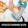 image:imageGORILLA GRIP XL 4Sided Stainless Steel BPAFree Cheese Grater BlackTurquoise