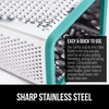 image:imageGORILLA GRIP XL 4Sided Stainless Steel BPAFree Cheese Grater BlackTurquoise
