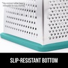 image:imageGORILLA GRIP XL 4Sided Stainless Steel BPAFree Cheese Grater BlackTurquoise