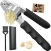 image:imageGORILLA GRIP Garlic Peeler and Press Set Heavy Duty Mincer BlackBlack