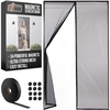image:imageGORILLA GRIP Magnetic Screen Door Hands Free Mesh Curtain Keeps Bugs and Mosquitos Out Automatic Magnet Closure Heavy Duty Patio Sliding Dog Doors Cover Window Screens Protector Black 39x8339 x 83