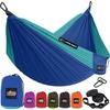 image:imageGORILLA GRIP Travel Camping Hammock Durable Tree Straps Single BlueDark BlueLight Blue