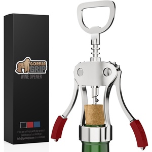 image:imageGORILLA GRIP BPAFree Wine Opener Corkscrew Multifunctional BlackRed