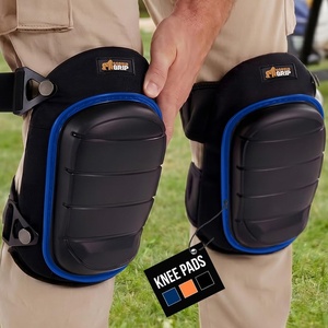 image:imageGORILLA GRIP Knee Pads for Work Gel Cushion Soft Foam for Men BlackRoyal Blue