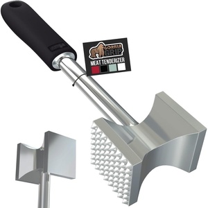 image:imageGORILLA GRIP Patented BPAFree DualSided Meat Tenderizer Mallet BlackBlack