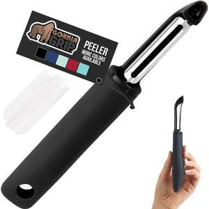 image:imageGORILLA GRIP Patented BPAFree Vegetable and Potato Peeler BlackBlack