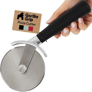 image:imageGORILLA GRIP Patented Stainless Steel Large Pizza Cutter Wheel BlackBlack