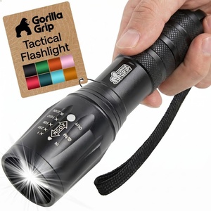 image:imageGORILLA GRIP Powerful LED Tactical Flashlight TurquoiseBlack