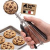 image:imageGORILLA GRIP 304 Stainless Steel Cookie Scoop 1 TBSP Scooper BlackBlack