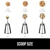 image:imageGORILLA GRIP 304 Stainless Steel Cookie Scoop 1 TBSP Scooper BlackBlack