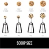 image:imageGORILLA GRIP 304 Stainless Steel Cookie Scoop 1 TBSP Scooper BlackBlack