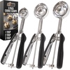 image:imageGORILLA GRIP 304 Stainless Steel Cookie Scoop 1 TBSP Scooper BlackBlack