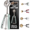image:imageGORILLA GRIP 304 Stainless Steel Cookie Scoop 1 TBSP Scooper BlackMint