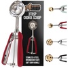 image:imageGORILLA GRIP 304 Stainless Steel Cookie Scoop 1 TBSP Scooper BlackRed