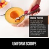 image:imageGORILLA GRIP 304 Stainless Steel Cookie Scoop 1 TBSP Scooper BlackRed