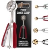 image:imageGORILLA GRIP 304 Stainless Steel Cookie Scoop 1 TBSP Scooper BlackRed