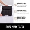 image:imageGORILLA GRIP Bath Pillow for Tub 6 Strong Suction Cups 4D Mesh BlueBlack