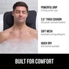 image:imageGORILLA GRIP Bath Pillow for Tub 6 Strong Suction Cups 4D Mesh BlueBlack