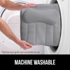 image:imageGORILLA GRIP Bath Pillow for Tub 6 Strong Suction Cups 4D Mesh BlueGray