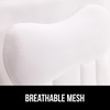 image:imageGORILLA GRIP Bath Pillow for Tub 6 Strong Suction Cups 4D Mesh BlueWhite