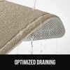 image:imageGORILLA GRIP Exfoliating Bath and Shower Mat Textured Backing 30x16 GrayBeige