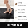 image:imageGORILLA GRIP Exfoliating Bath and Shower Mat Textured Backing 30x16 GrayBlack