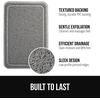 image:imageGORILLA GRIP Exfoliating Bath and Shower Mat Textured Backing 30x16 GrayGray