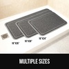 image:imageGORILLA GRIP Exfoliating Bath and Shower Mat Textured Backing 30x16 GrayGray