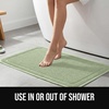 image:imageGORILLA GRIP Exfoliating Bath and Shower Mat Textured Backing 30x16 GraySage